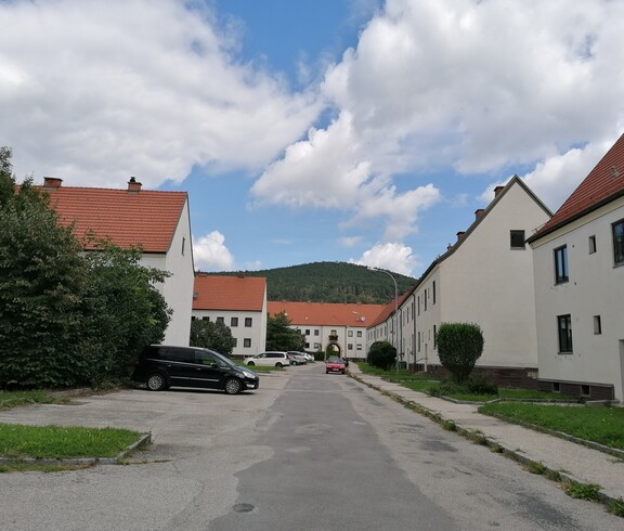 mehrere Häuser der Dreiersiedlung